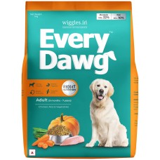 Wiggles Every Dawg Adult Dog Food Chicken Rice And Vegetable 1 Kg